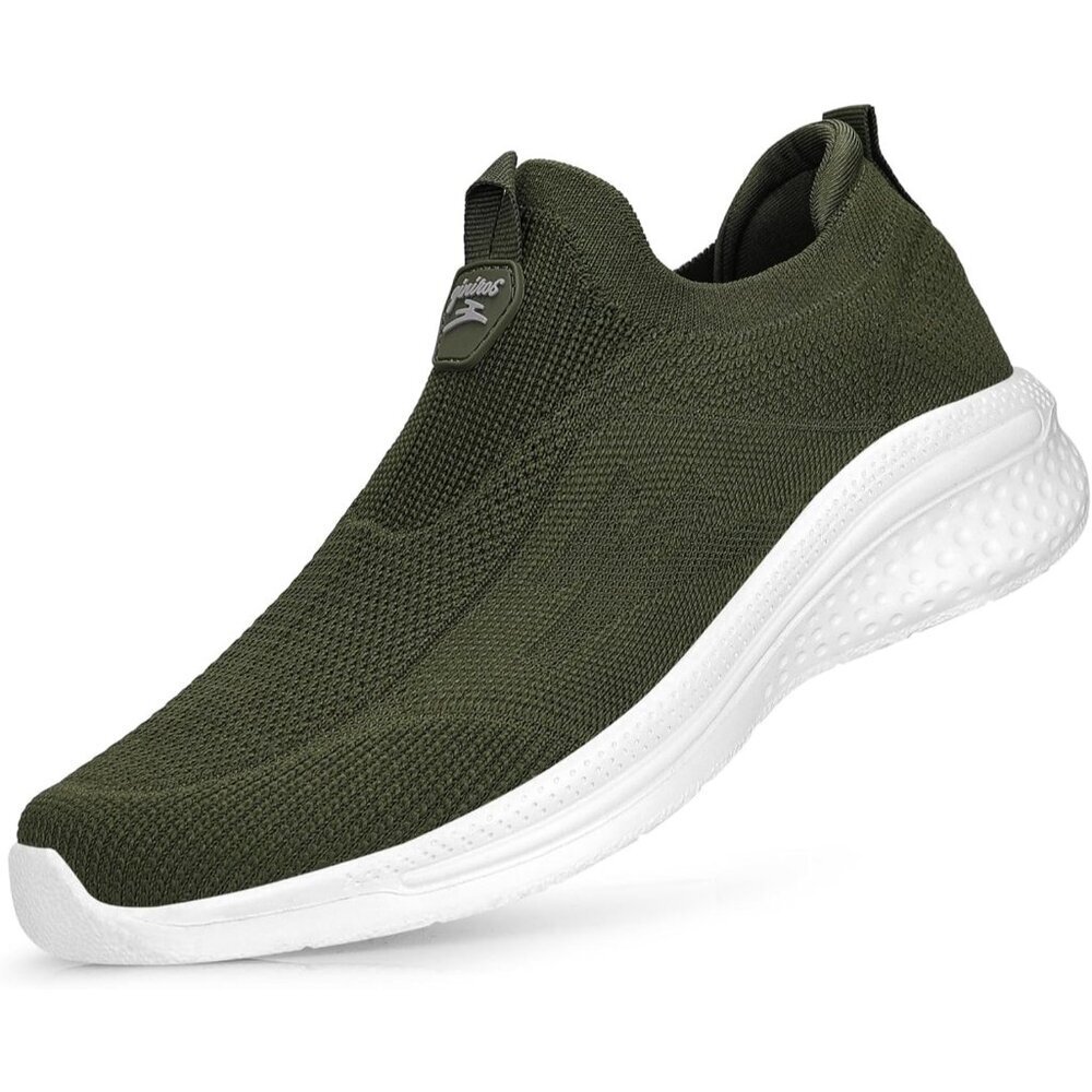Women's Green Lightweight Comfort Workout Casual Non Slip Fashion Sneakers